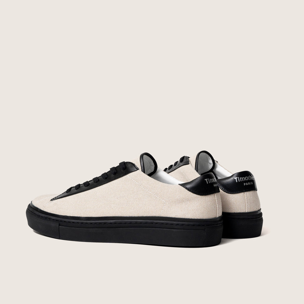 Timothee Paris Atlantique DTL sneaker onyx featuring water repellent canvas and black leather backphoto