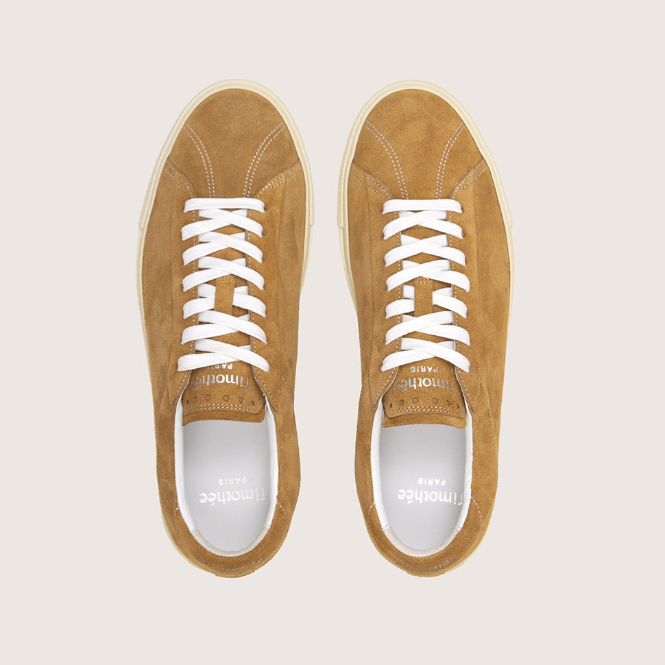 sneaker-atlantique-suede-caramel-timothee-paris-upper-view-lifestyle-brand-little-size-picture